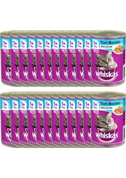 Ton Balıklı Konserve Kedi Maması 400 gr x 24 Adet