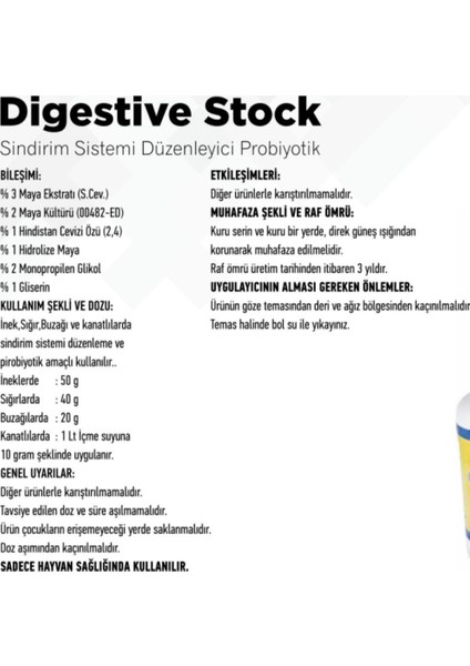 Digestive Stock Sindirim Sistemi Düzenleyici Probiyotik 500 ml fiyatları