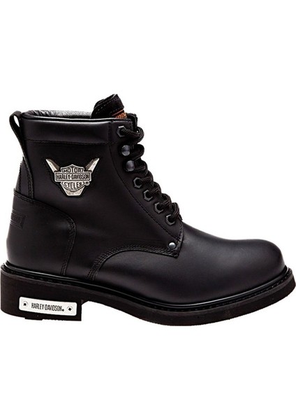 Gibson Erkek Bot Black - Yağlı Deri