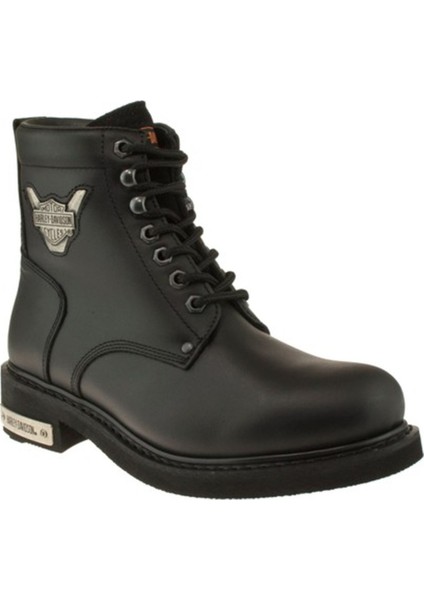 Gibson Erkek Bot Black - Yağlı Deri