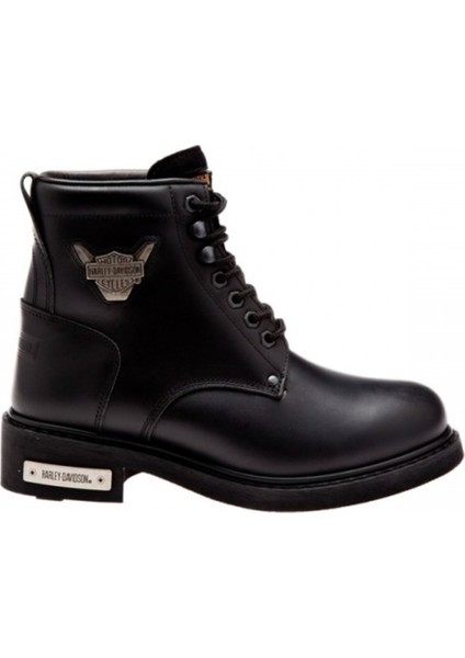Gibson Erkek Bot Black - Yağlı Deri
