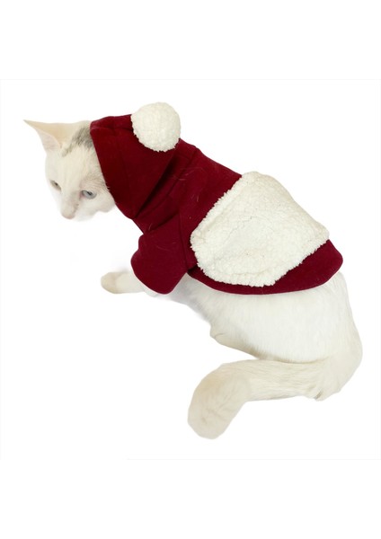 Cream Bordo Sweatshirt Kedi Süeteri Kedi Kıyafeti indirimleri