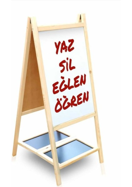 Hobi Eğitim Eğitici Çift Taraflı Ayaklı Yazı Tahtası