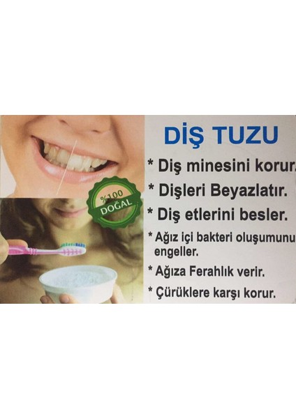 - Diş Tuzu - 5 Adet