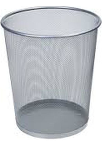 Ofis Çöp Kovası Gümüş Renk