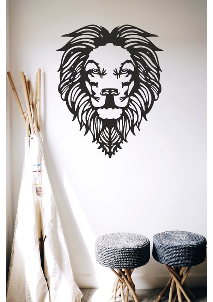 Lion Aslan Duvar Dekoru Süsü Ahşap Dekoratif Tablo indirimleri