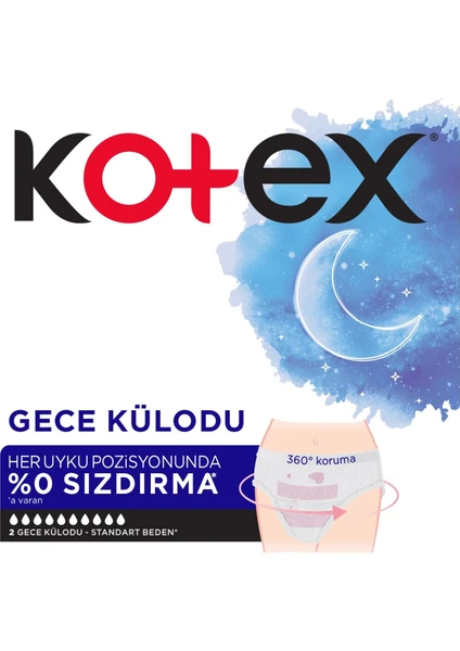 Regl Gece Külodu 2'li 3 Paket