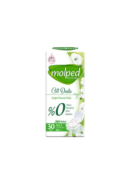 Pure&soft Günlük Ped Ince 30'lu