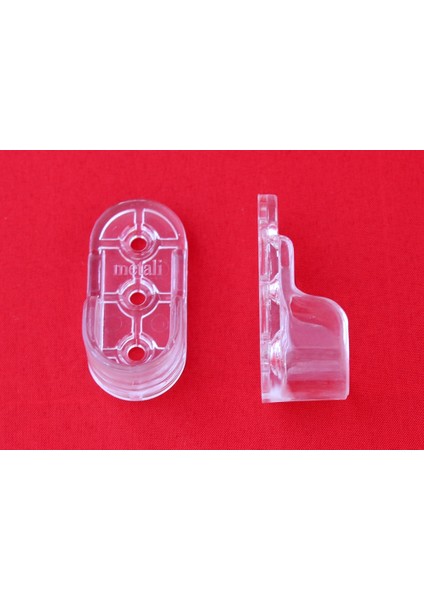 Metali Oval Şeffaf Flanş Kırılmaz 10'lu