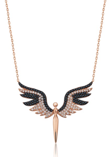 Mikail Meleği Büyük Kolye 925 Ayar Gümüş