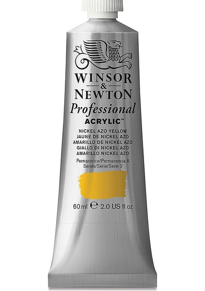 Professional Akrilik Boya 60 ml Nickel Azo Yellow 439 S.3