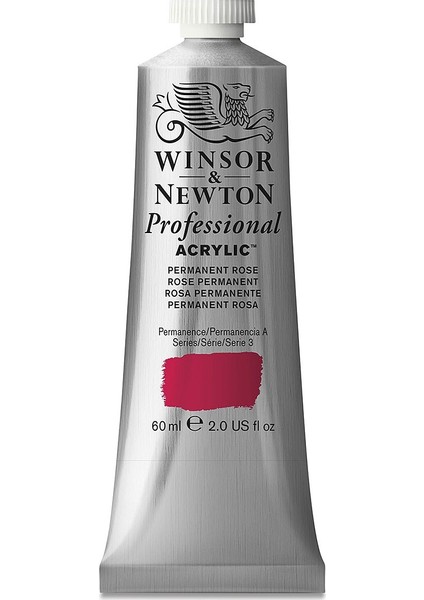 Professional Akrilik Boya 60 ml Permanent Rose 502 S.3