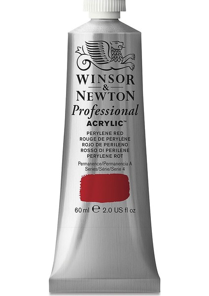 Professional Akrilik Boya 60 ml Perylene Red 464 S.4