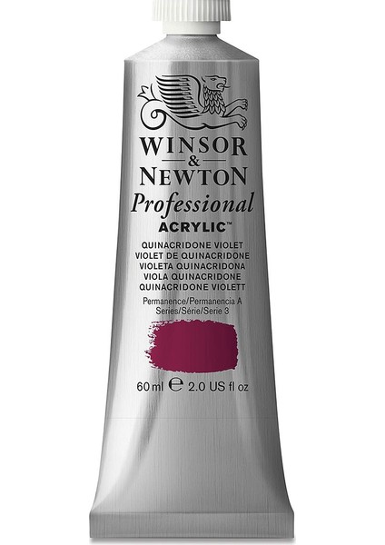 Professional Akrilik Boya 60 ml Quinacridone Violet 550 S.3