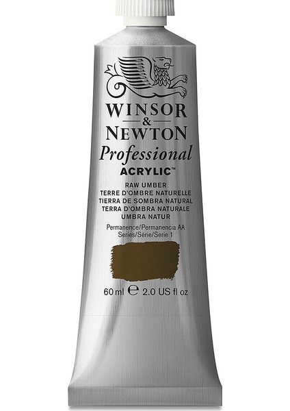 Professional Akrilik Boya 60 ml Raw Umber 554 S.1