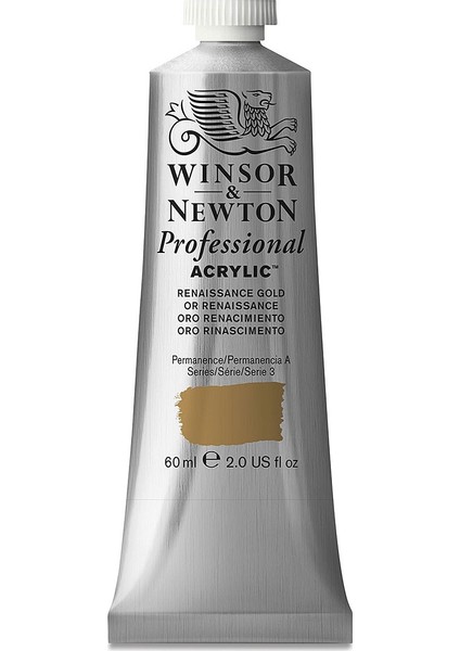 Professional Akrilik Boya 60 ml Renaissance Gold 573 S.3
