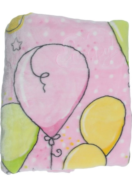 Süpersoft Balon Desenli Bebek Battaniyesi modelleri