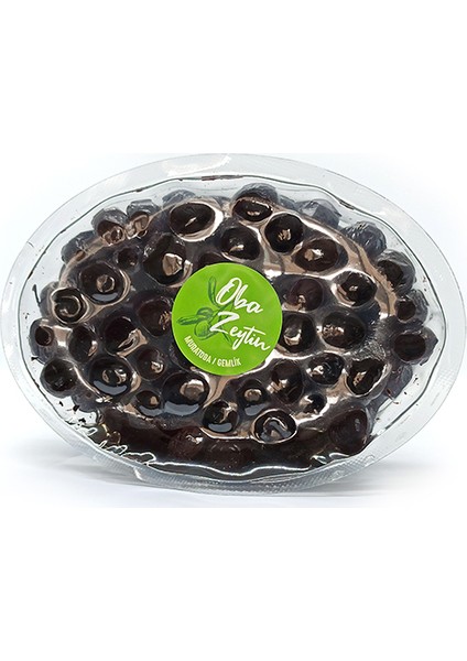 Gemlik (Muratoba Köyü) Siyah Salamura Zeytin 1. Kalite (L-231-260) 800 Gr. Vakumlu Paket