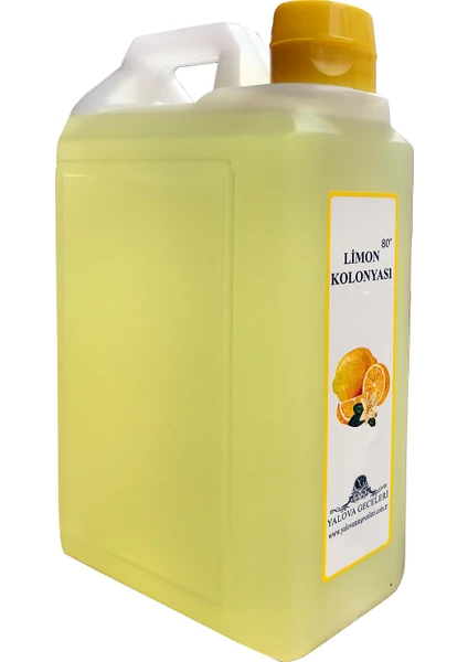 Yalova Geceleri Limon Kolonyası 1 lt. 80 Derece Şişe