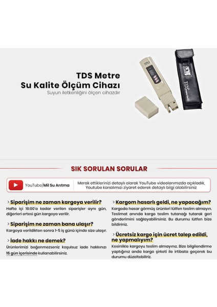 Su Su Arıtma Cihazı Için Tds m Su Kalite Ölçüm Cihazı fiyatları