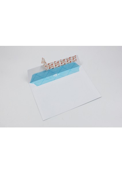 Silikonlu Kare Mektup Zarfı 90 Gram 1.hamur 11,4 x 16,2 cm 100'lü