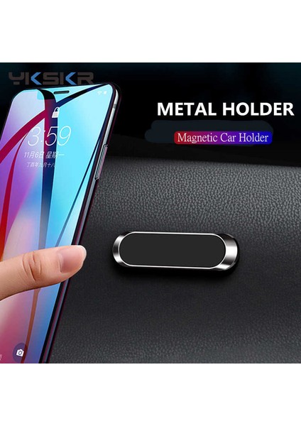 Mıknatıslı Ön Panel Araç Içi Telefon Tutacağı Nikel SYTE168