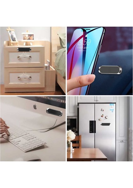 Mıknatıslı Ön Panel Araç Içi Telefon Tutacağı Nikel SYTE168