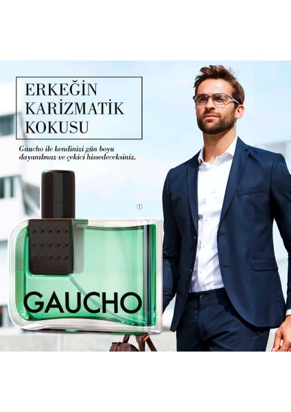 Gaucho Edt 100 ml Erkek Parfüm ve Roll On Seti