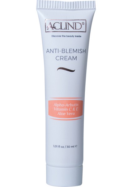 Aclind® Anti-Blemish Cream 30 ml Pigmentasyon Sorunlarına Karşı