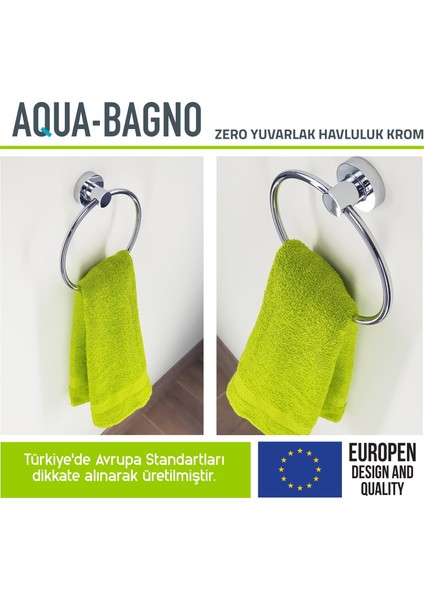 Aqua Bagno Yuvarlak Havluluk