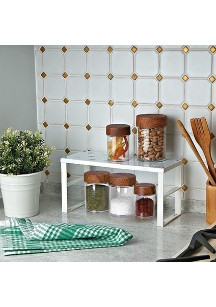 Dolap Içi Düzenleyici Raf Bardak Tabak Rafı 13X31,5CM 2 Adet modelleri