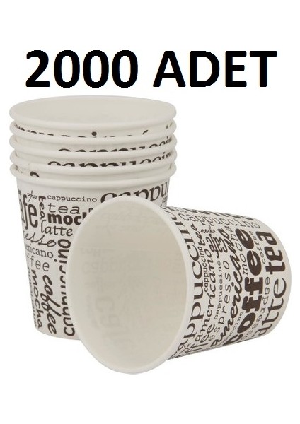 4 OZ 2000 ADET TURK KAHVESİ İÇİN KÜÇÜK BOY