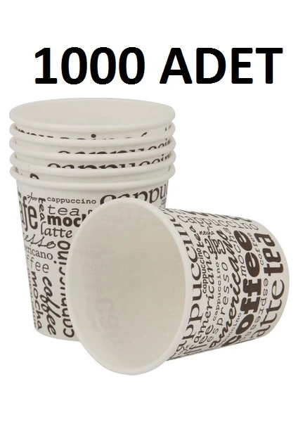 KARTON BARDAK 4 OZ 1000 ADET TURK KAHVESİ İÇİN KÜÇÜK BOY