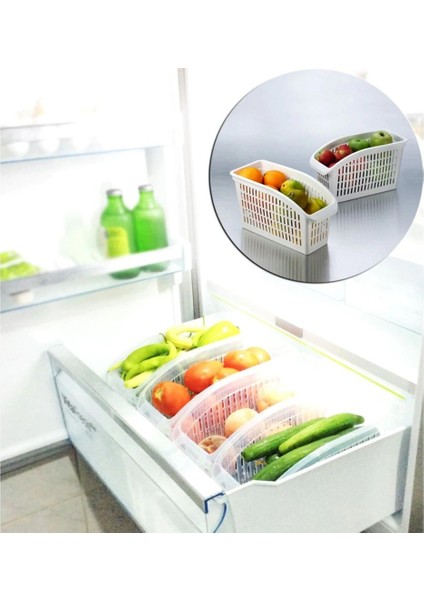 Buzdolabı Sepeti 5 Adet Dolap Içi Düzenleyici Organizer Vip Home fırsatları