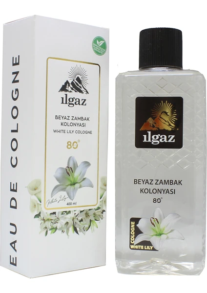 Elegance Series Beyaz Zambak Kolonyası 400 ml 80 Derece Eau De Cologne