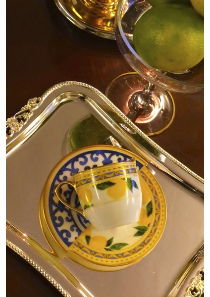 Iki Desenli 2'li Kahve Fincanı modelleri