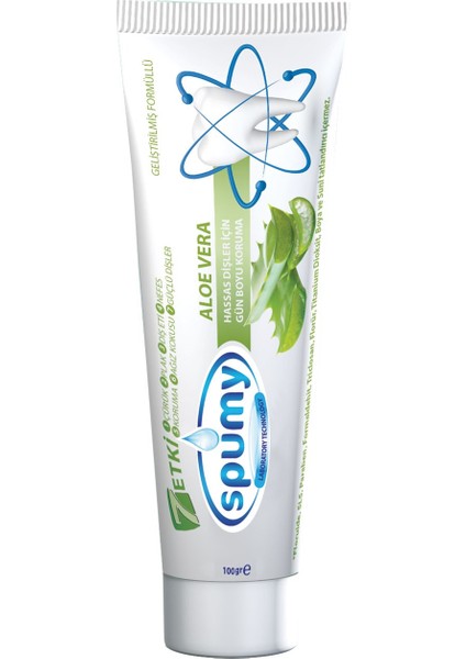 Diş Macunu Aloe Veralı 100 gr