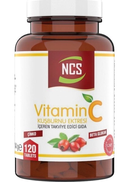 Vitamin C Kuşburnu 120 Tablet
