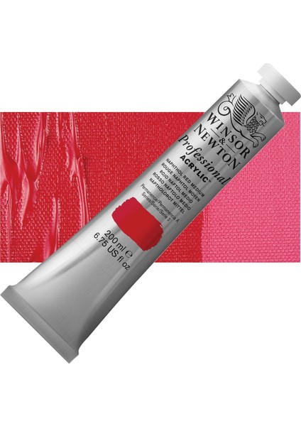 Professional Akrilik Boya 200 ml Naphthol Red Medium 423 S.2