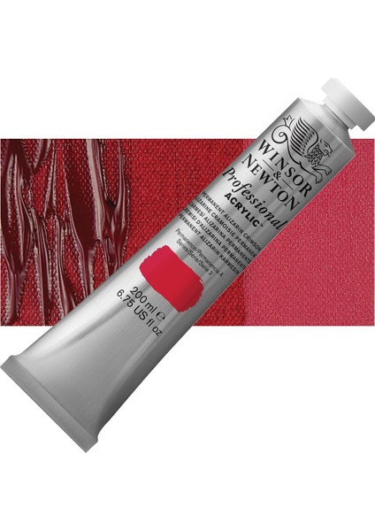 Professional Akrilik Boya 200 ml Permanent Alizarin Crimson 466 S.3