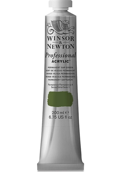 Professional Akrilik Boya 200 ml Permanent Sap Green 503 S.3