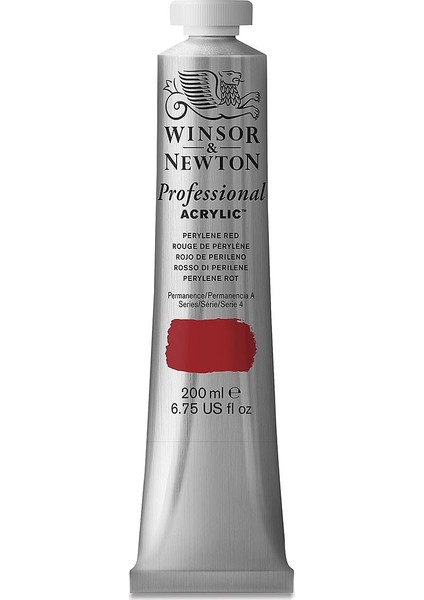 Professional Akrilik Boya 200 ml Perylene Red 464 S.4