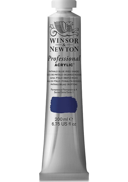 Professional Akrilik Boya 200 ml Phthalo Blue (Rs) 514 S.2