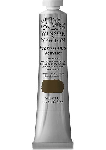 Professional Akrilik Boya 200 ml Raw Umber 554 S.1