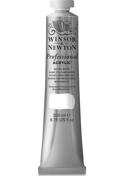 Professional Akrilik Boya 200 ml Soft Mixing White 415 S.1