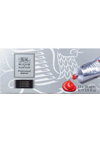 Professional Akrilik Boya Seti 12 x 20 ml Tüp