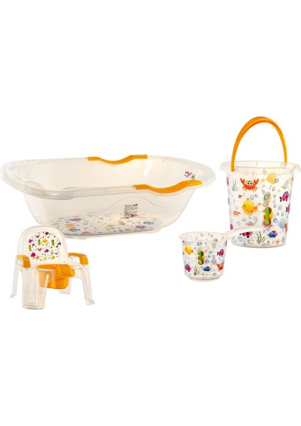 Şeffaf Bebek Banyo Seti | Baby set