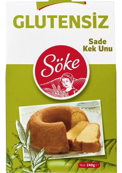 Glutensiz Sade Kek Unu 240 gr