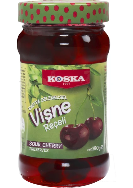 Ekstra Geleneksel Vişne Reçeli 380 gr