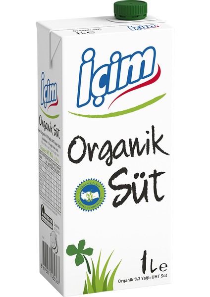 İçim Organik Süt 1 L